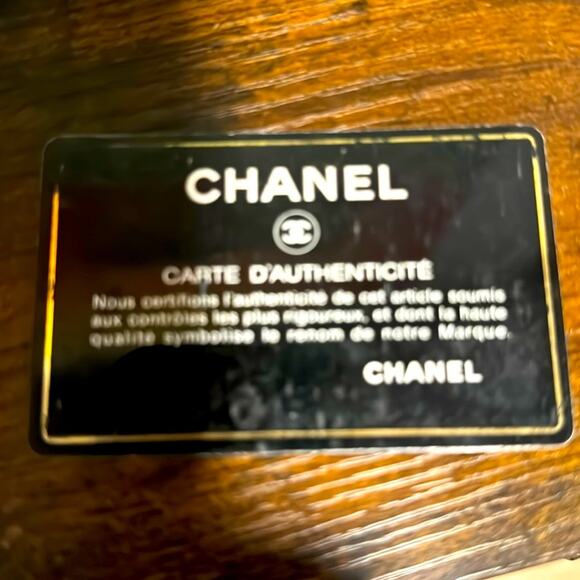 CHANEL CC Logo Long Wallet Black Patent Leather With Authentication Card - Picture 5 of 6
